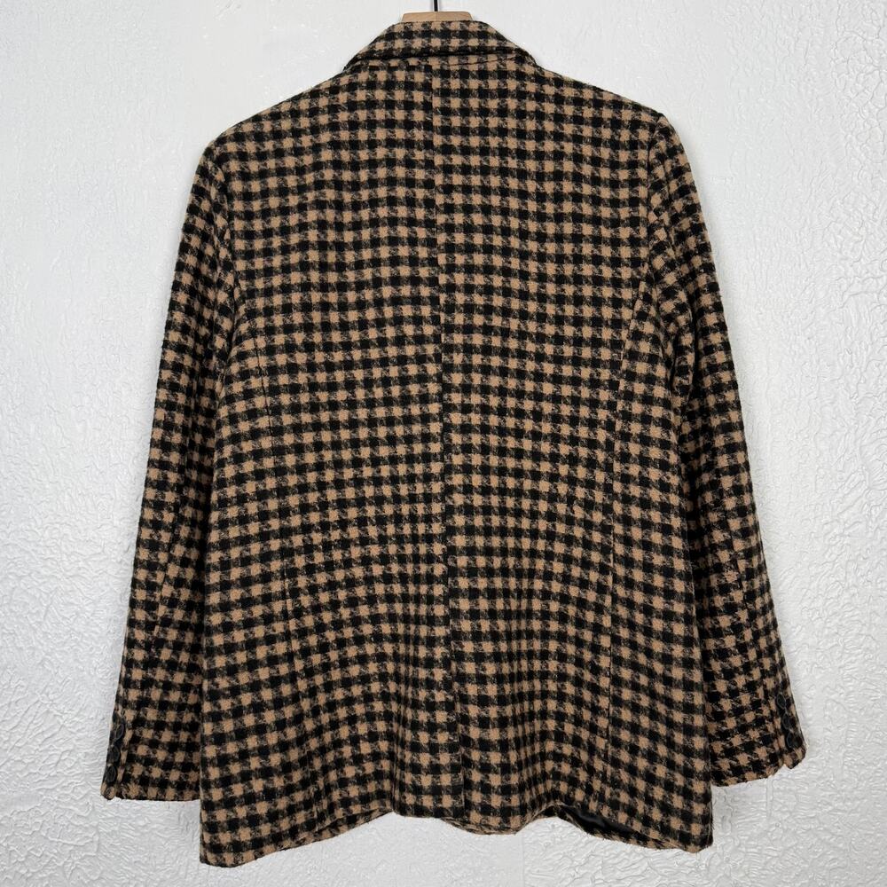 Blank NYC Book Club Double Breasted Houndstooth Blazer Jacket Size Large - Picture 3 of 6